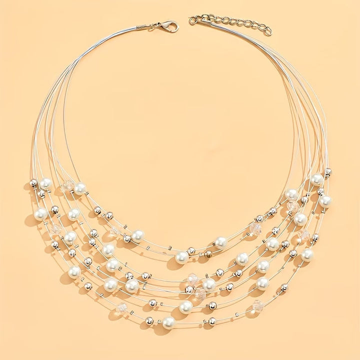 Boho Multi-Layered Pearl Set
