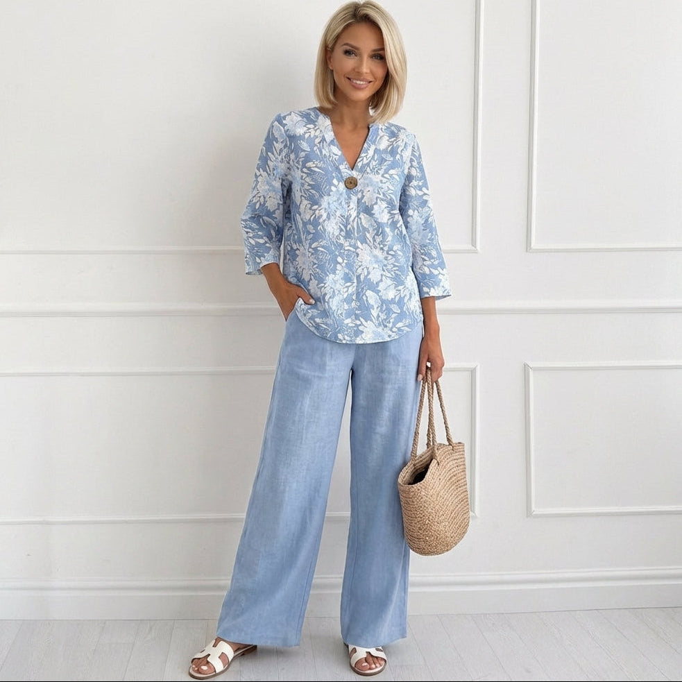 Colette™ | Floral Print Two Piece Set