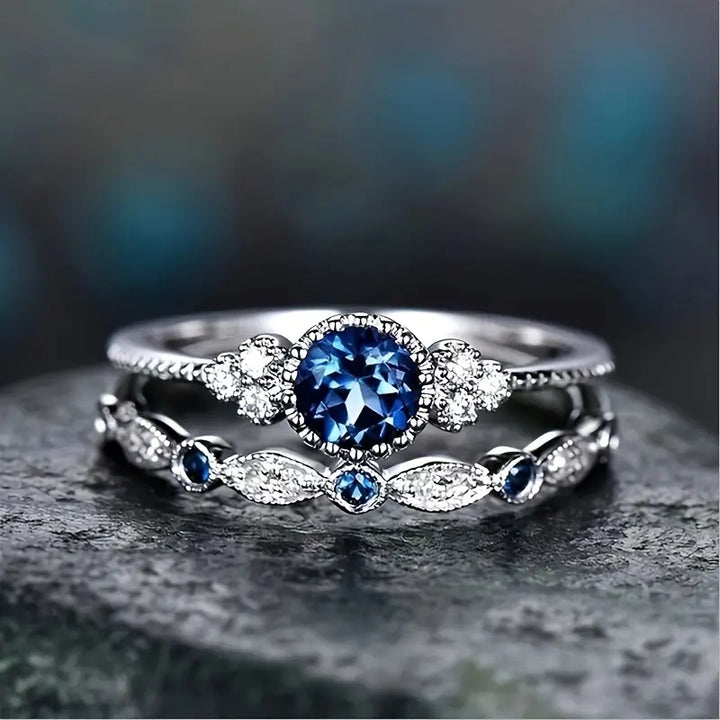 Timeless Polished Ring duo