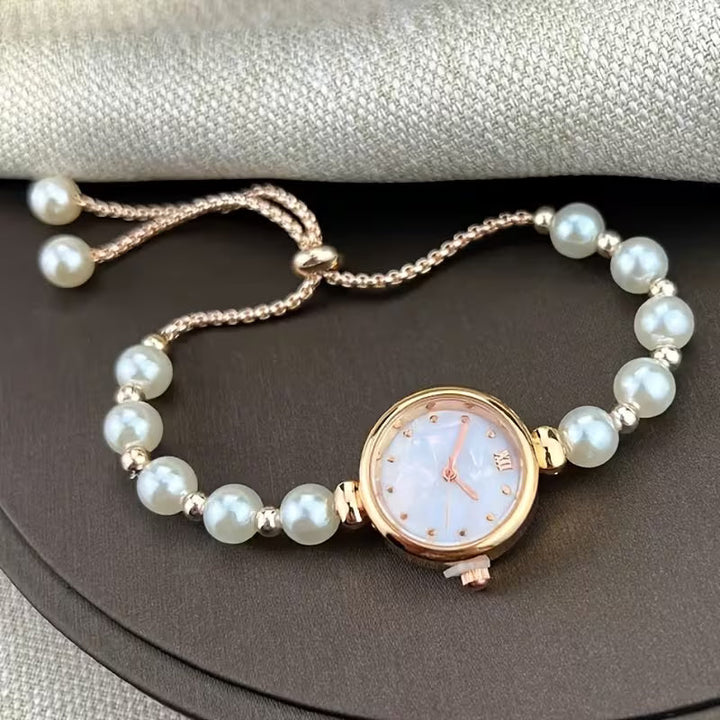 Classic Pearl Bracelet Watch