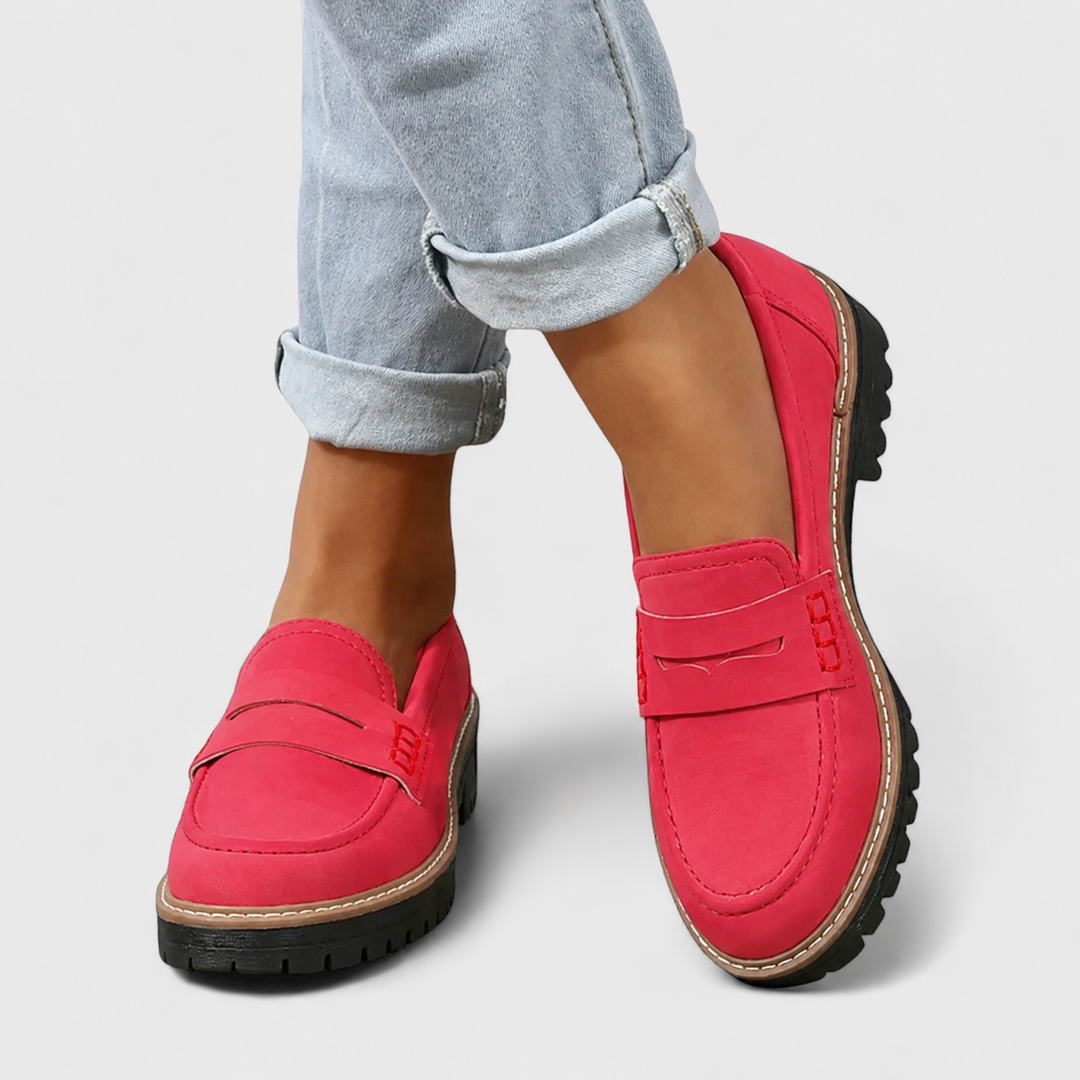 Stylish Suede Chelsea Boots for Women with Round Toe Slip On Chunky Sole Platform Style