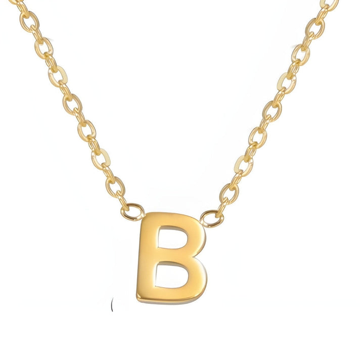 Signature Gold letter Necklace