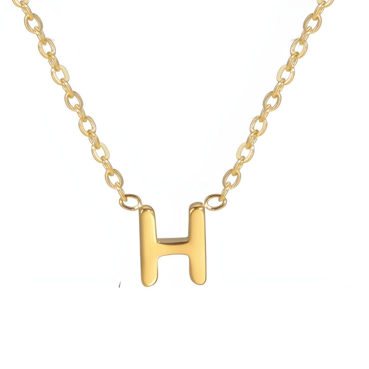 Signature Gold letter Necklace