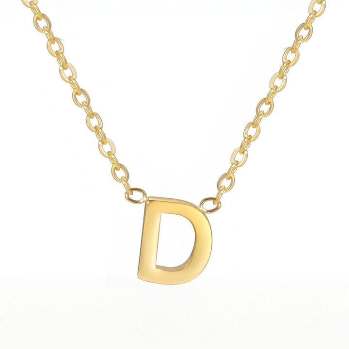 Signature Gold letter Necklace