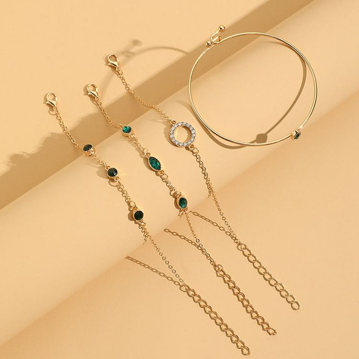 Champs Emerald Bracelet Set