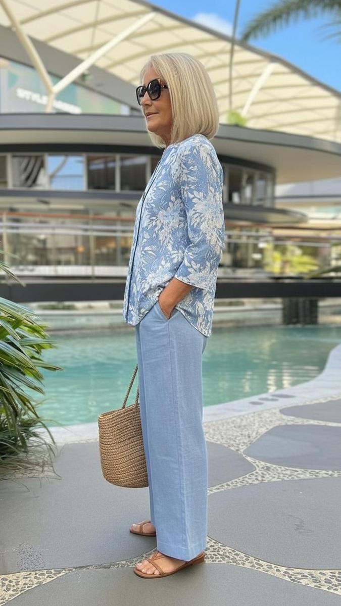 Colette™ | Floral Print Two Piece Set