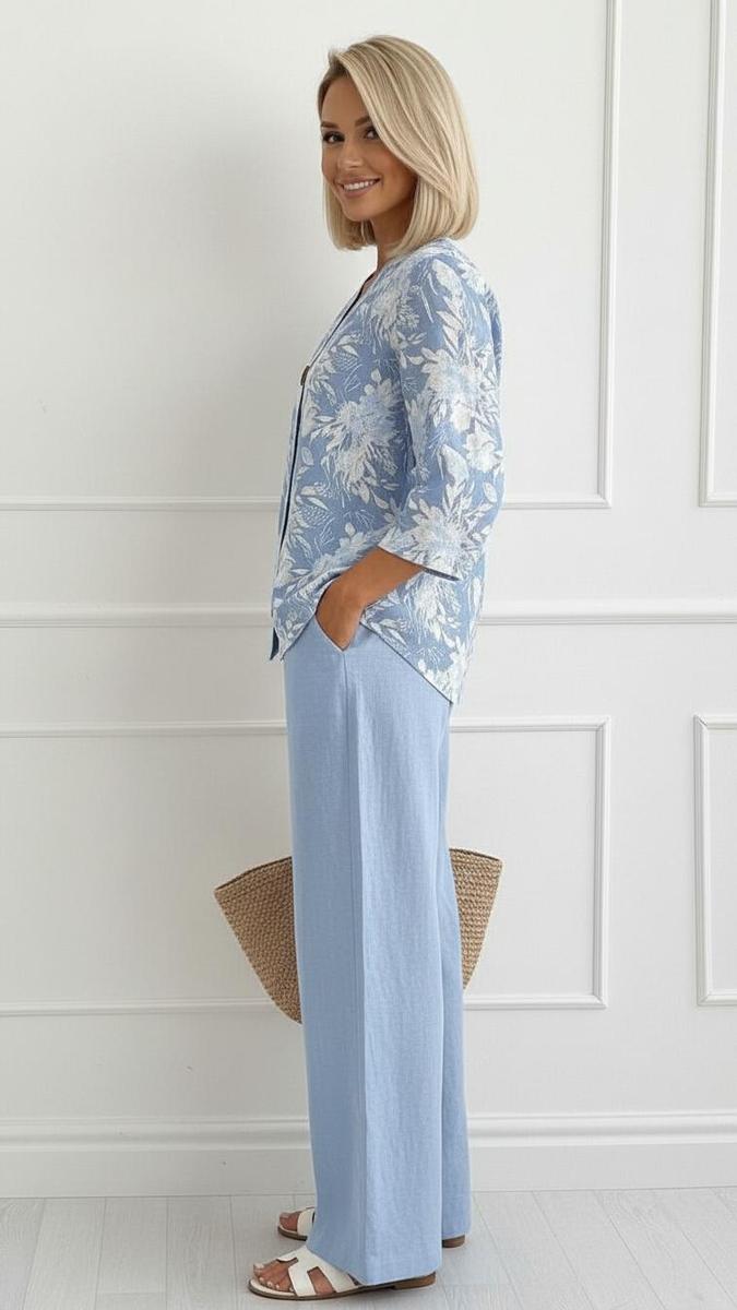 Colette™ | Floral Print Two Piece Set