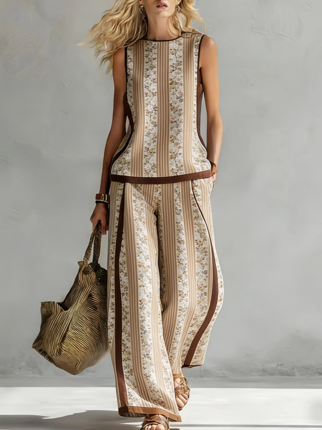 Ottilie™ | Retro Print Two-Piece Set