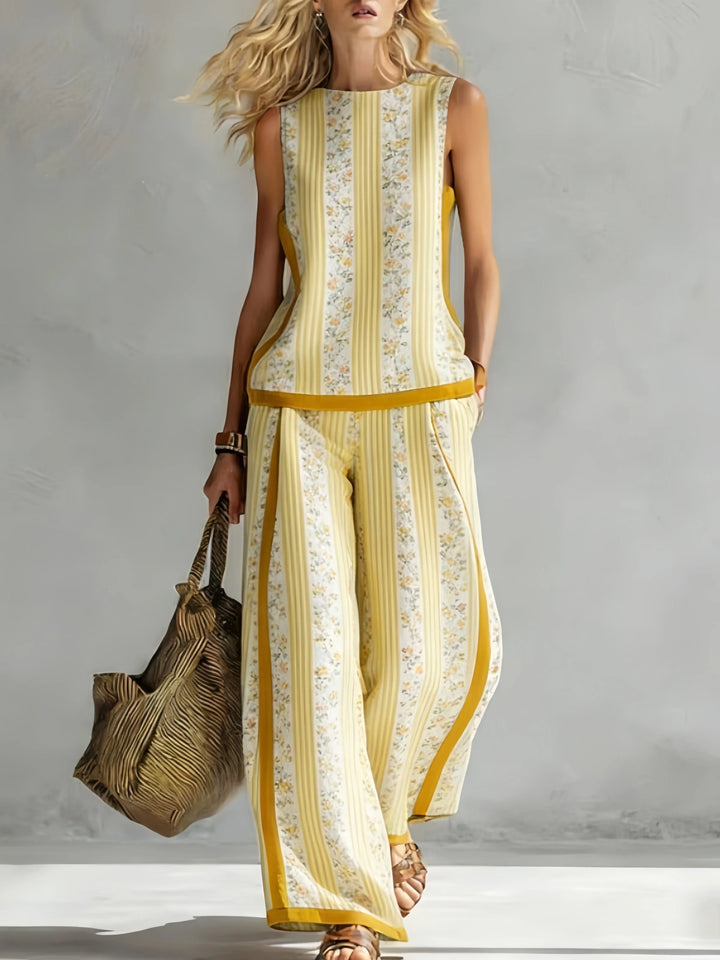 Ottilie™ | Retro Print Two-Piece Set
