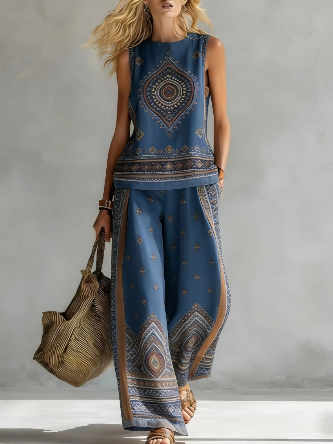 Ottilie™ | Retro Print Two-Piece Set