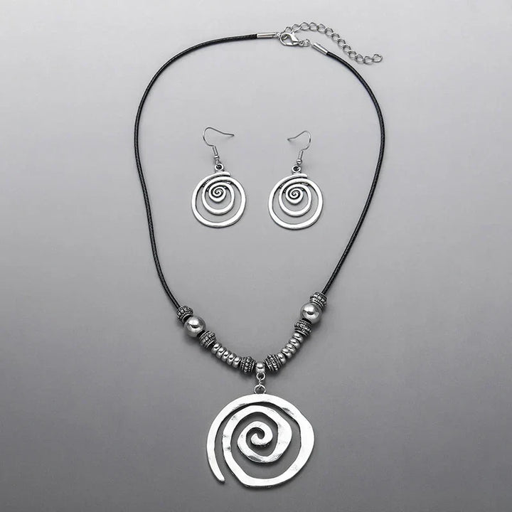 Spiral Vintage Jewelry Set
