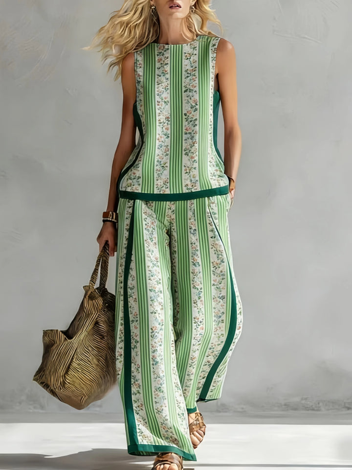Ottilie™ | Retro Print Two-Piece Set