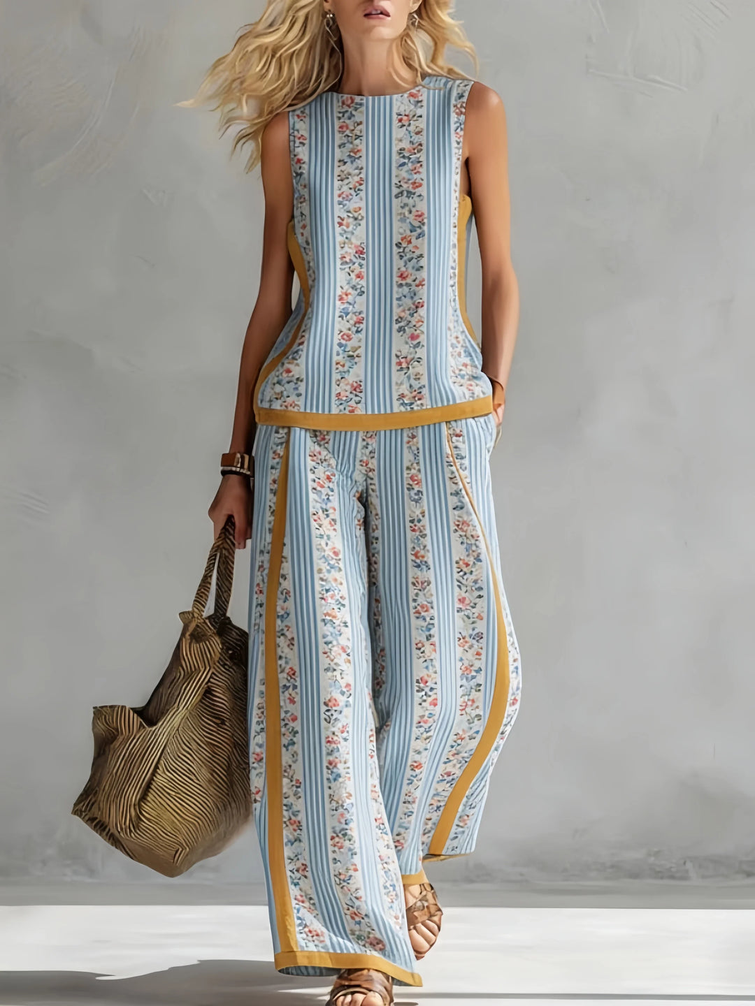 Ottilie™ | Retro Print Two-Piece Set