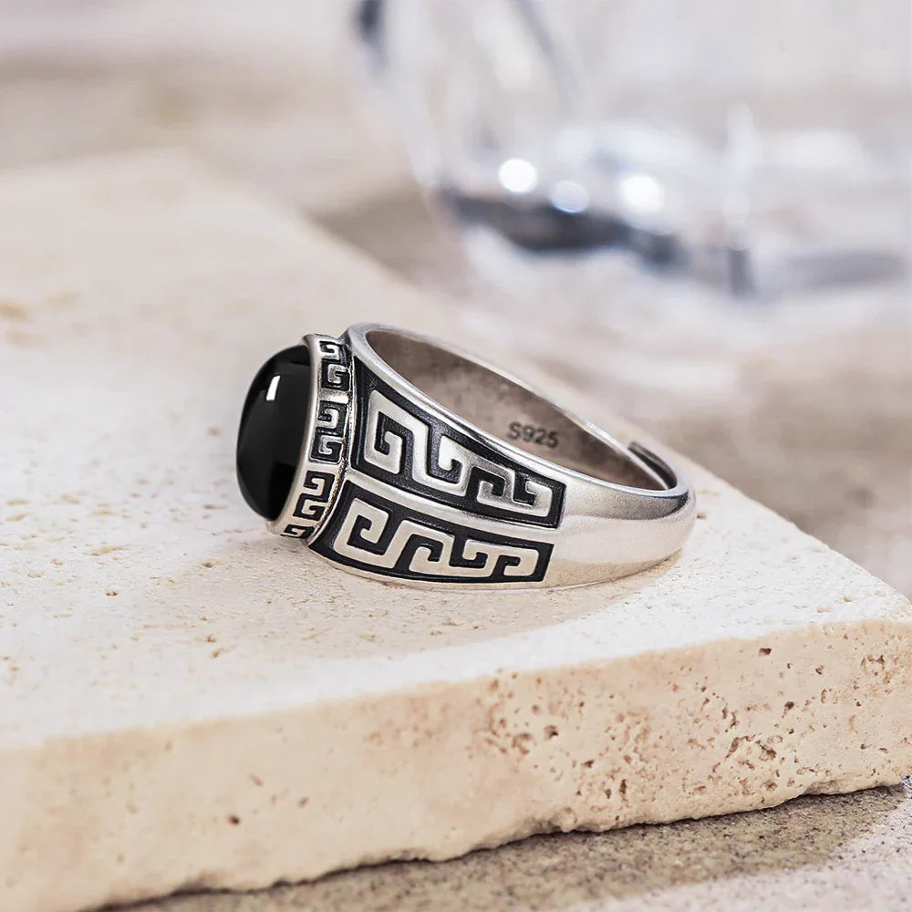 Sophisticated Tiger Eye Silver Ring