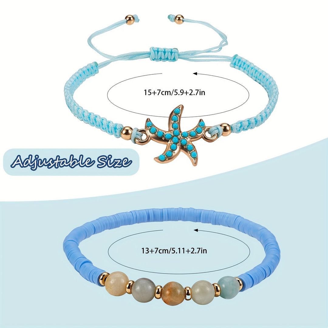 Luxe Pearl Coastal Bracelet Set of 5