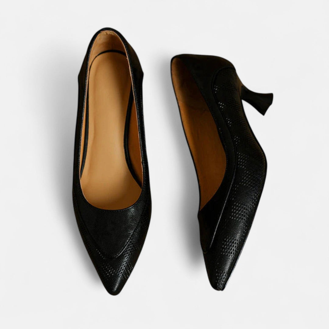 Claire™ | Leather Heels