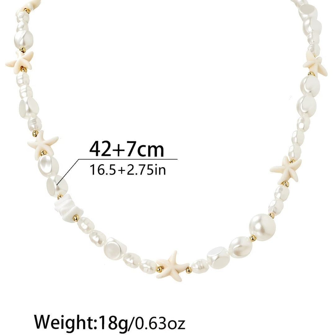 Elegant Coastal Pearl Necklace