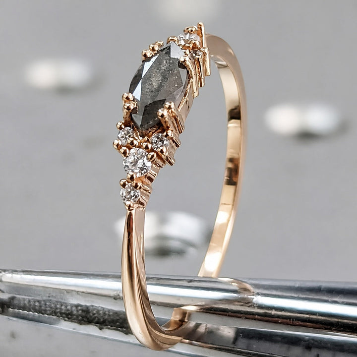 Elegant Rose Gold Statement Ring