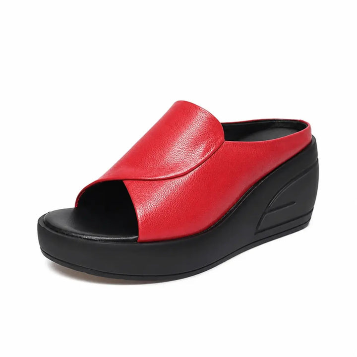 Eliza | Slip-On Wedge Sandals