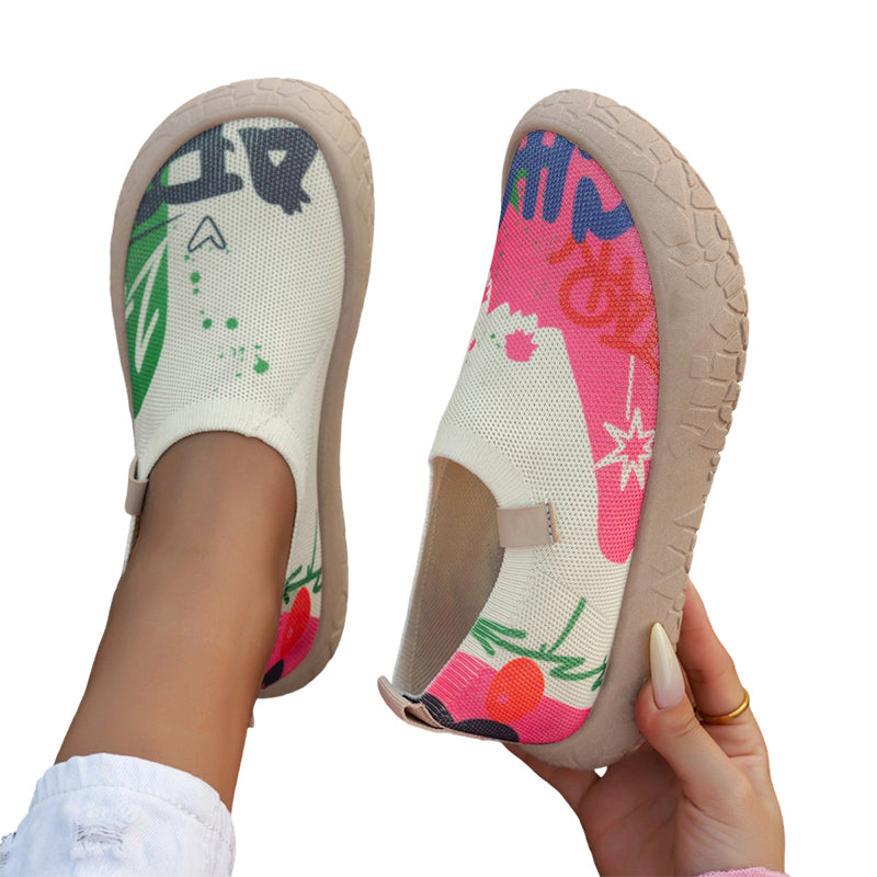 Sophia™ | Artistic Print Slip-On with Soft Sole