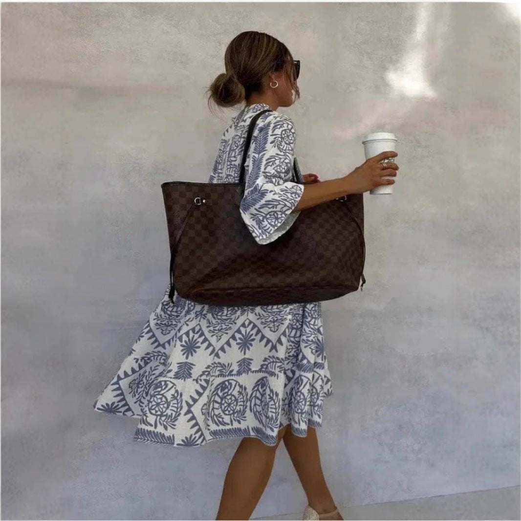 Effortless Floral Sundress for Women with Tiered Skirt Boho Tunic Style
